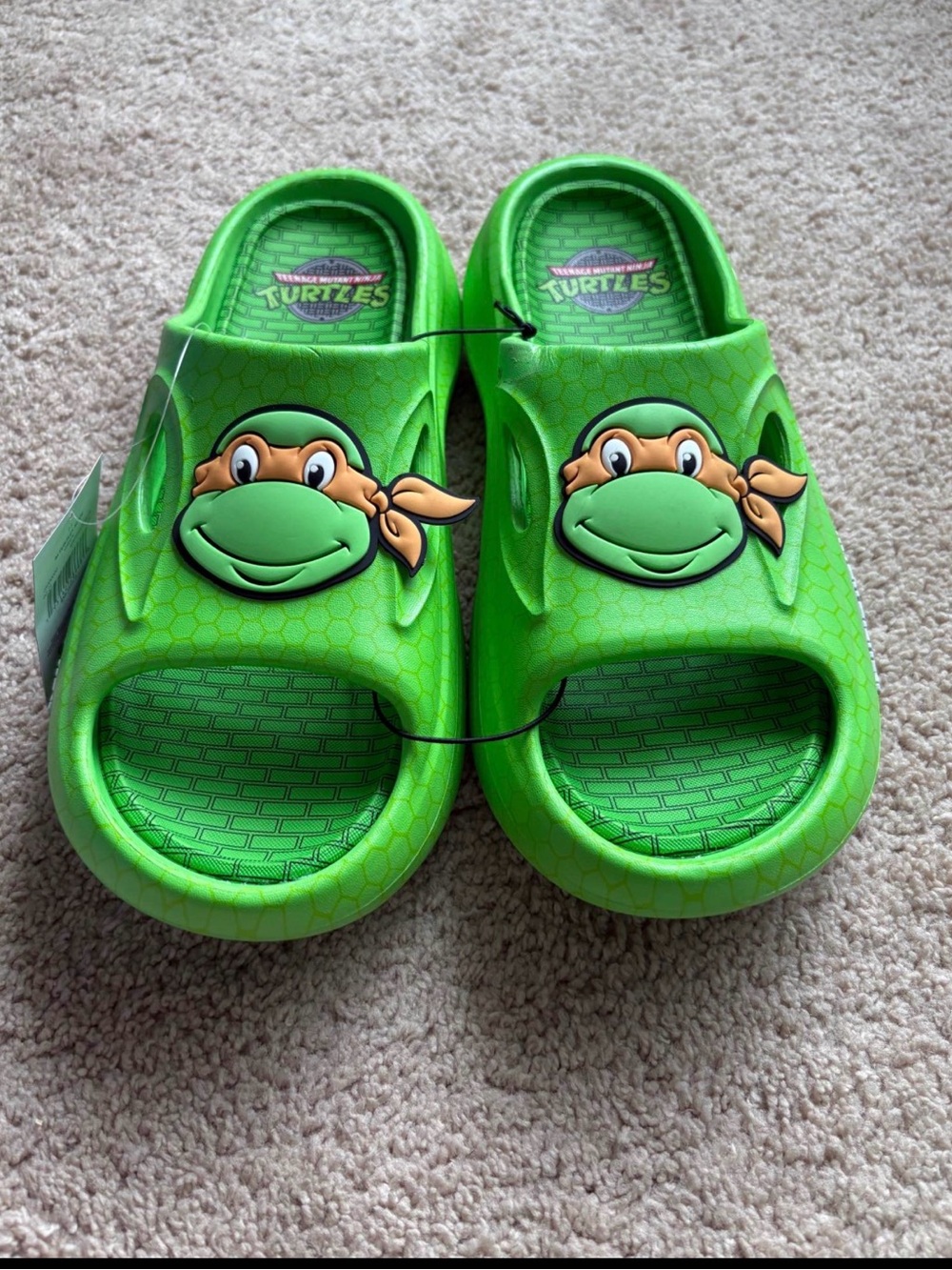 Teenage Mutant Ninja Turtles Men's Slide Sandals Size 11